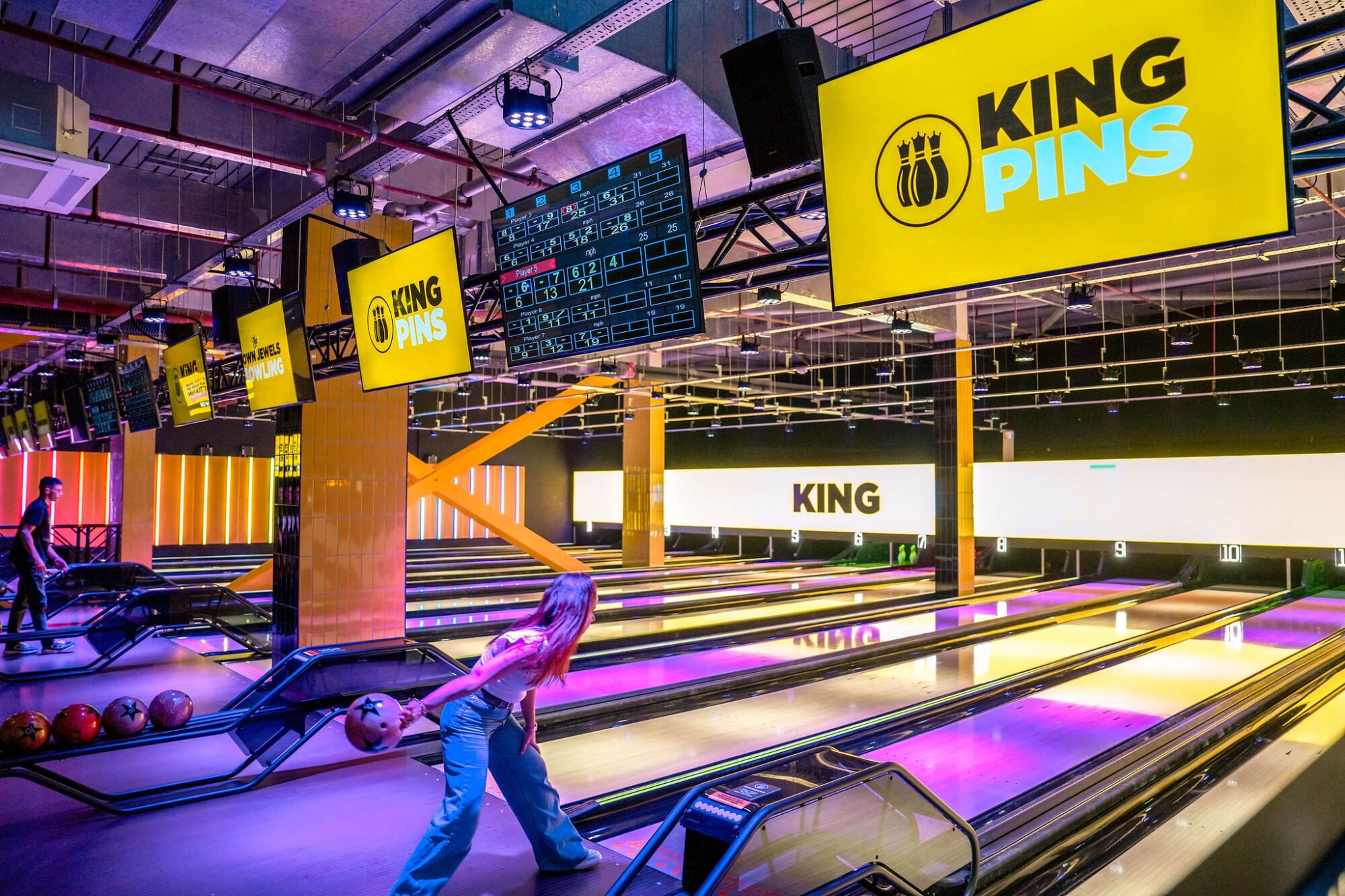 Image name Glasgow 10 pin bowling the 3 image from the post King Pins Leeds offers free game to first 50 guests on opening day in Yorkshire.com.